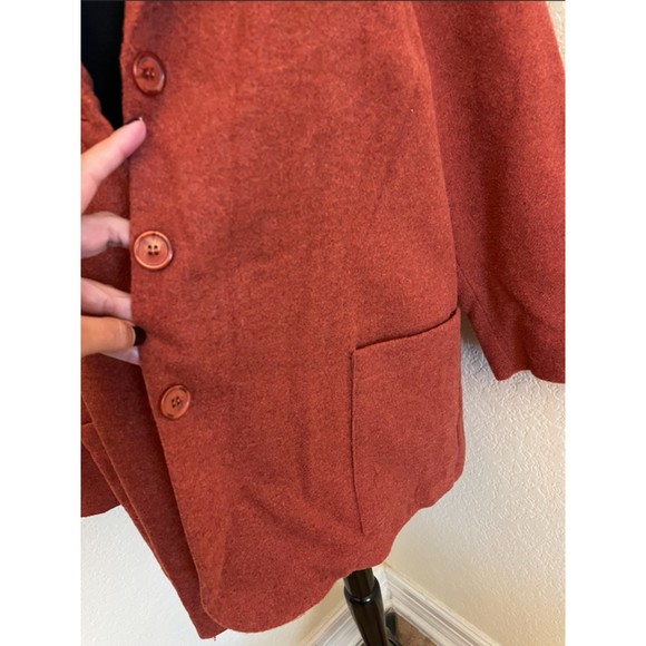 Star CCC Vintage 90's/Y2K Rust Blazer Jacket - Sz L - Picture 2 of 12
